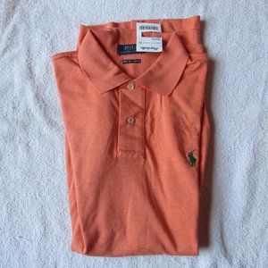 Polo Ralph Lauren Men's Orange Pull Over Shirt